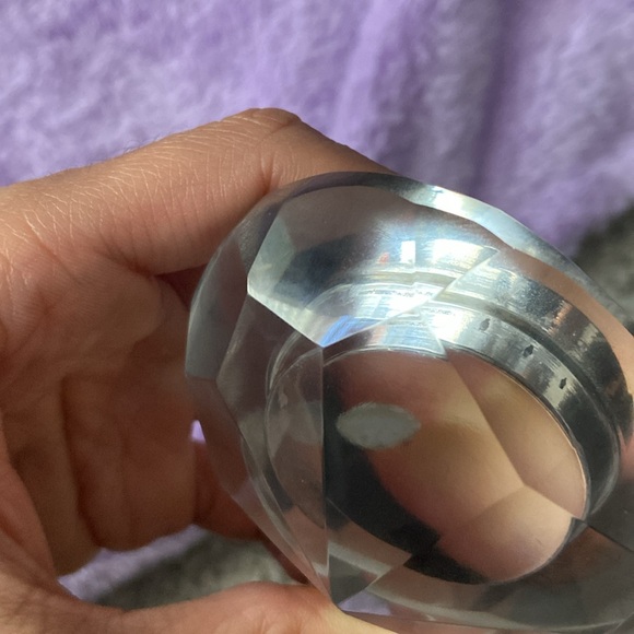 Quartz Camry silver triangle stone clock - Picture 12 of 14